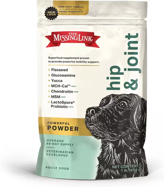 Missing Link Ultimate Canine Hip & Joint All Breed Dog Supplement 1lb