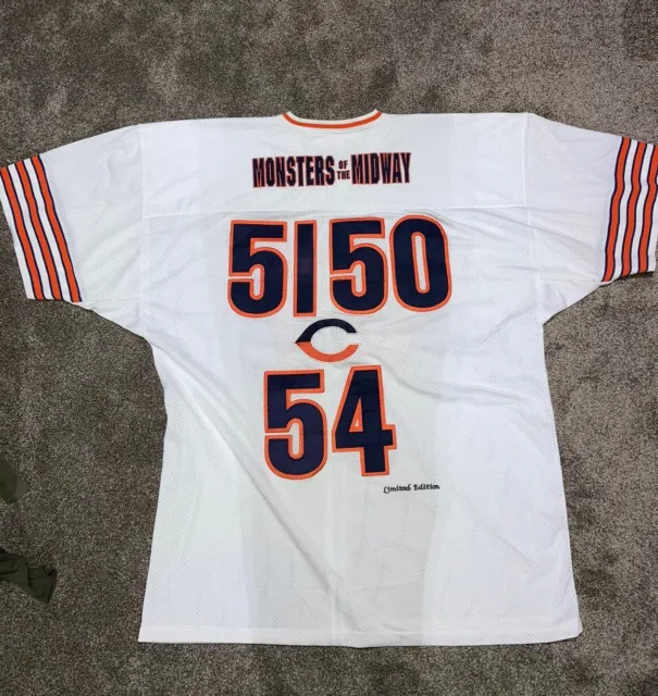 Butkus, Urlacher, Singletary, Monsters of the Midway Chicago Bears Jersey Sz 60