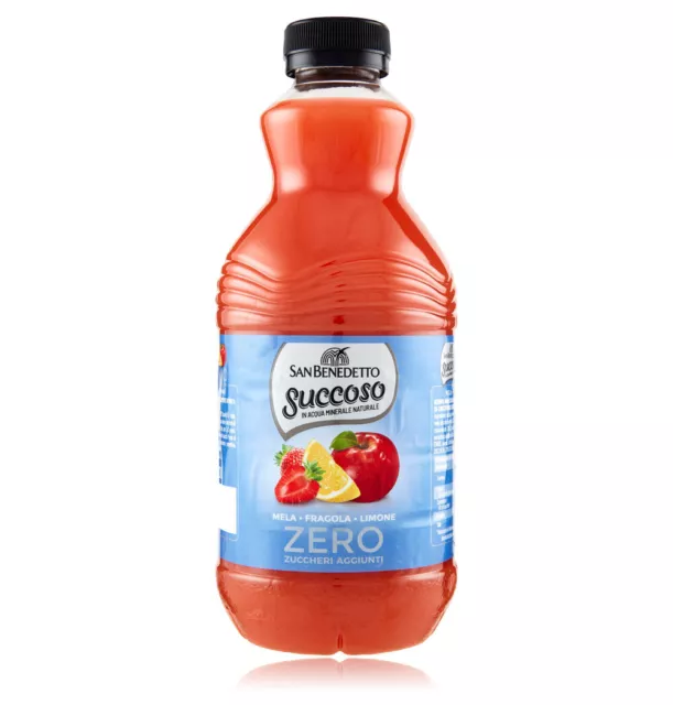 San Benedetto Succoso Zero al Gusto di Mela Fragola e Limone 900ml - Novita 2023