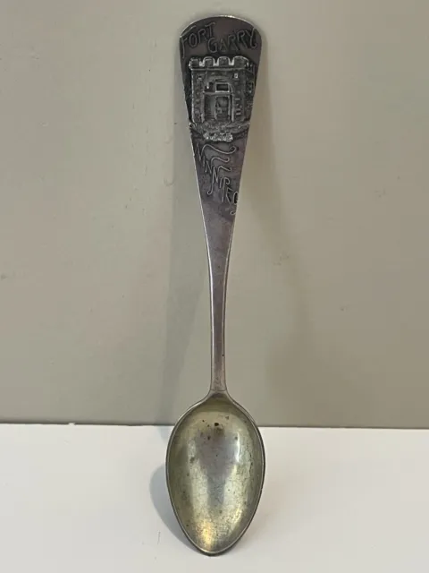 Fort Garry Winnipeg Canada Souvenir Spoon - Sterling Silver Collectors Vintage