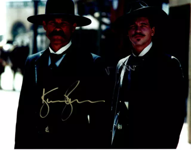 Val Kilmer Kurt Russell signed 11x14 Photo Pic autographed Picture with COA