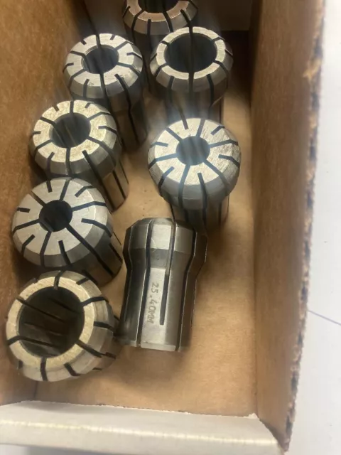 8 PCS Erickson Double Angle DA400 Collet Set ASORTMENT