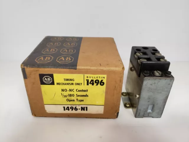 Allen Bradley 1496-N1 Pneumatic Timer Module No-Nc Contact