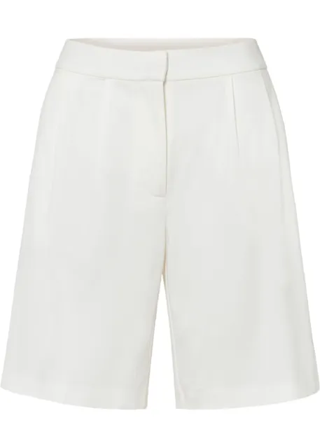 Neu Elegante Bermuda Gr. 36 Weiss Damenshorts Kurz-Pants