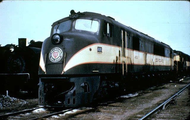 Seaboard Air Line (SAL) - DR12-8-1500/2 - #4501 - duplicate 35mm Slide