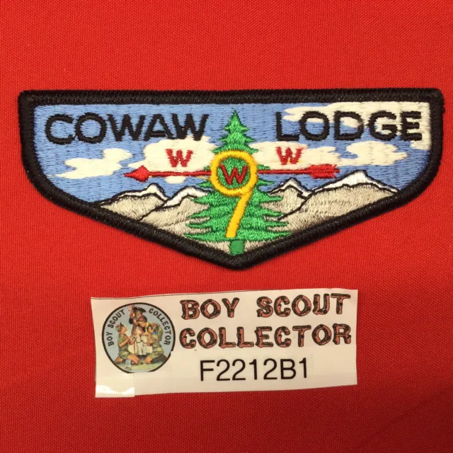 Boy Scout OA Cowaw Lodge 9 S2 Order Of The Arrow Pocket Flap Patch NJ