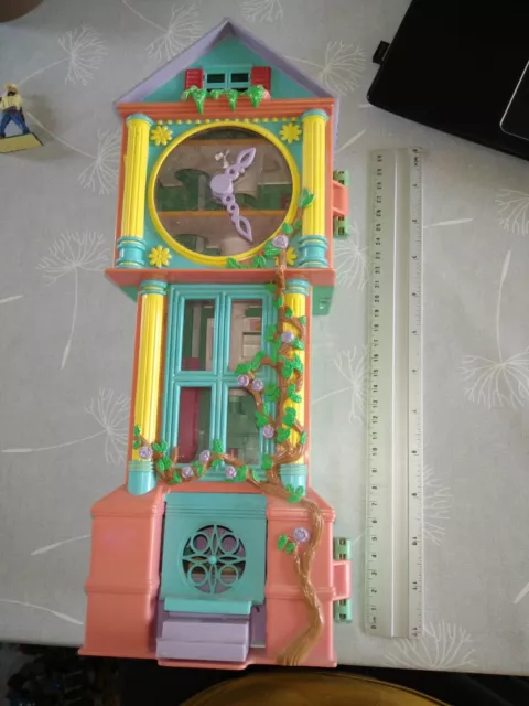 POLLY POCKET - VIVID IMAGINATIONS 1995 - teeny weeny families  clock tower 40 cm