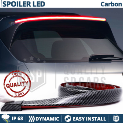 Aero SET 4 AERO FLAPS LAME SPOILER PARAURTI ADESIVO HONDA FR-V CARBON LOOK 