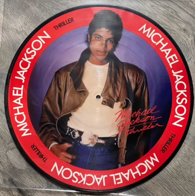 Michael Jackson THRILLER Disque 33t 12" LP Album Vinyl PICTURE DISC JAPAN 1982