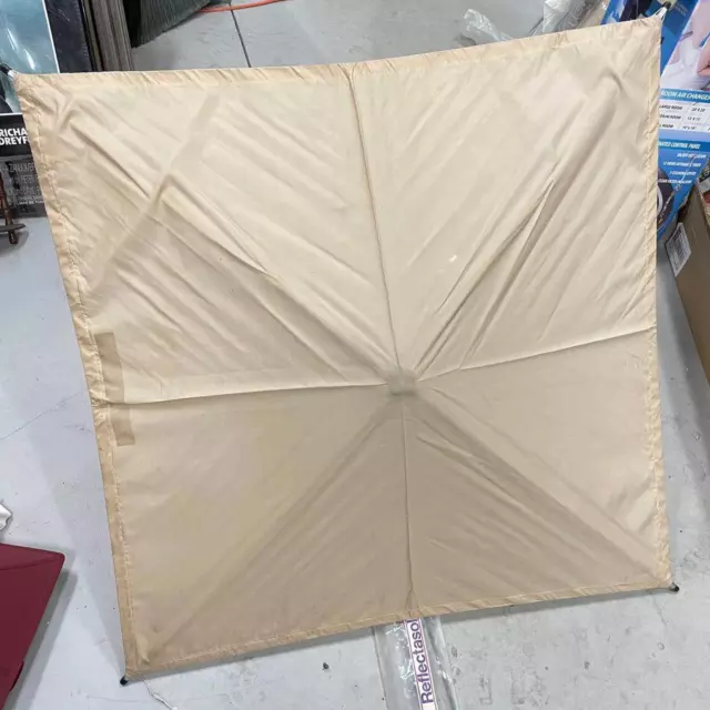 Vintage Reflectasol Square Tan Photography Umbrella Bounce Light System 40” - HN