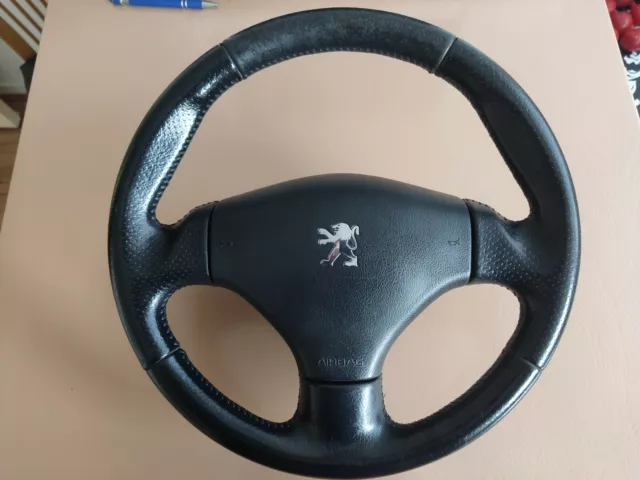 leather steering wheel peugeot 206 GTI, S16, RC, CC,