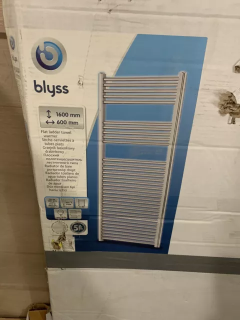 Blyss curved towel radiator 1100 x 600mm chrome online