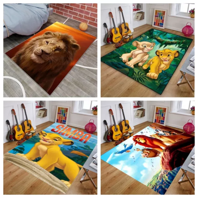 Kinderzimmer Schlafzimmer The Lion King Simba Teppich Türmatte Löwen Bodenmatte