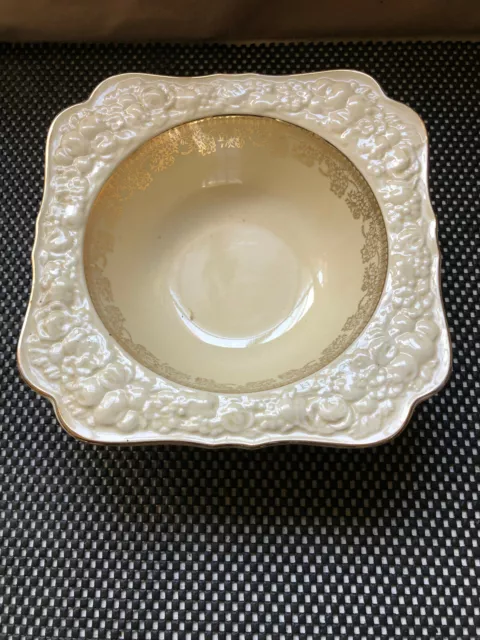 Crown Ducal Square Serving Bowl Florentine