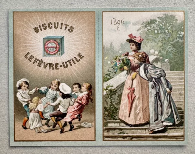 Biscuit LU / Lefèvre-Utile - Calendrier 1896 / État Superbe !