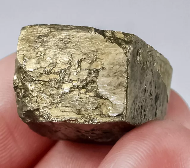 71.8Ct Natural Brazilian Pyrite Crystal Cube Facet Rough Specimen YYT496