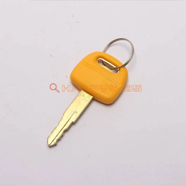 Lock Key Fit For Komatsu Excavator PC60 120 150 200-3/4/5/6 Pure Copper Key