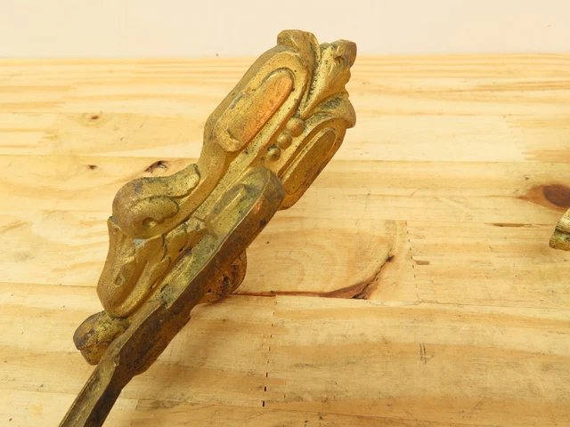 Vintage Leaf Coat,Tie Rack Brass Color 2