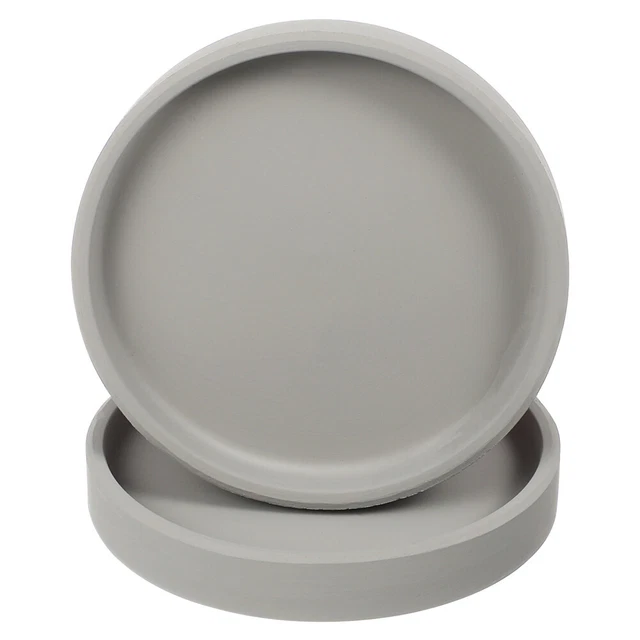 Gofidin 6 Sottovasi Quadrati In Plastica PP Per Piante - Resistenti Per Interni Ed Esterni - Misure 12x12 Cm, 15x15 Cm, 18x18 Cm