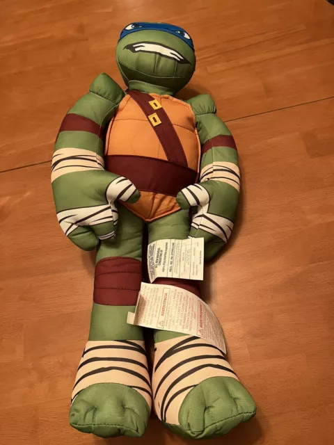 Ninja Turtles Plush 22” Leonardo Nickelodeon Teenage Mutant Soft Toy Stuffed Big