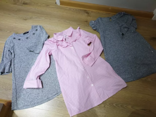 Girl 4-5 years bundle Dress Pink Grey Next GEORGE Party