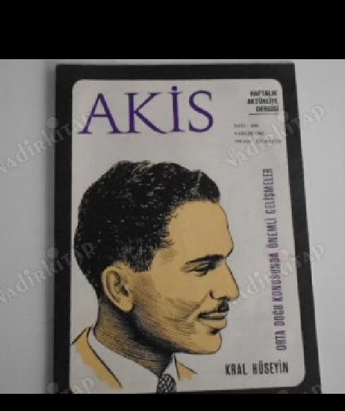 King Hussein 1967 Turkish Magazine Jordan King