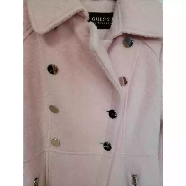 NWOT Guess Blush Pink Winter Coat Sz S 2