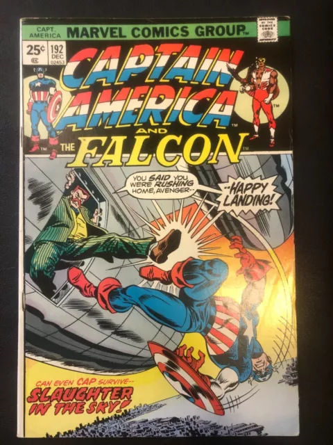 Captain America Falcon #192 Marvel 1975 1st Karla Sofen Moonstone Nice Condition