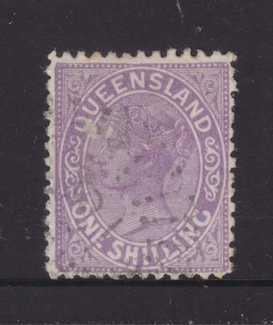 Qld:  1882  2Nd Sideface Qv  1/ Mauve?   Sg 173-4?   F.used...