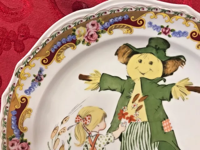 Vintage T. Limoges Depos Decorazione Esclusiva 9 1/2" Season Plate Estate,Summer 3