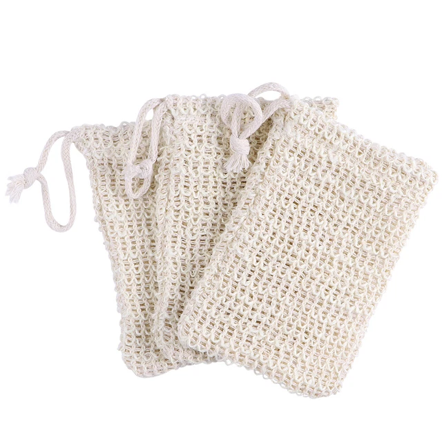3PCS Maille Titulaire Bulle Sac De Maille Moussant Net