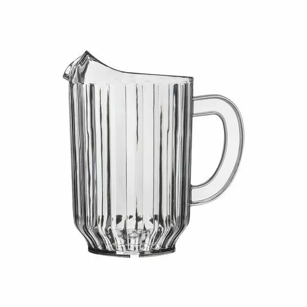 Water Jug 1.8 Litre Clear Pitcher High Quality SAN Plastic Beer Soft Drink