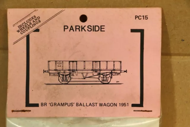 Parkside Dundas PC15 Oo Kit Jauge Construit Br Grampus Ballast Wagon 1951 Ob