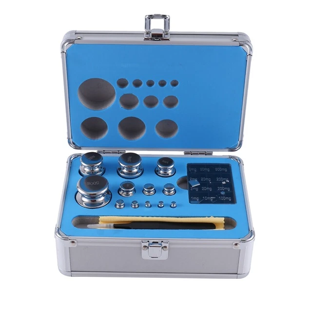 Set 24 pz/set grammi calibrazione accurata set pesi scala placcatura cromata per L5J3