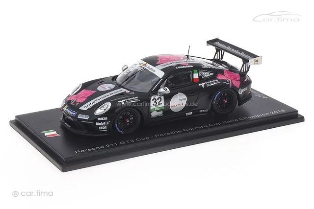 Mini auto Kyosho 1/43 Porsche 911 GT3 bianca pressofusa nuova