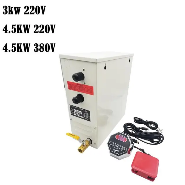 Sauna doméstica máquina de vapor, generador de vapor portátil para el hogar baño generador de vapor