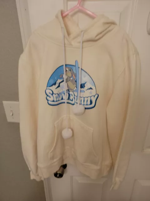 Girls Disney  Snow Bunny Thumper sweatshirt With Pockets Great Condition  Sz Med