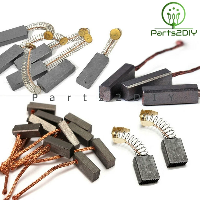 PAIR OF CARBON Brushes Replacement Size Electric Motor Tool Repair
