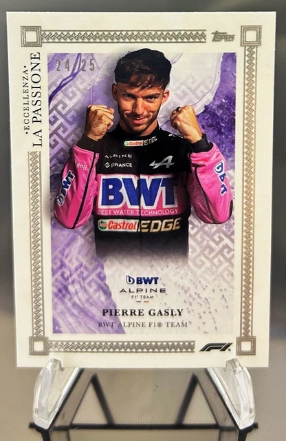 2023 Topps Eccellenza F1 Pierre Gasly La Passione Italian Exclusive 24/25