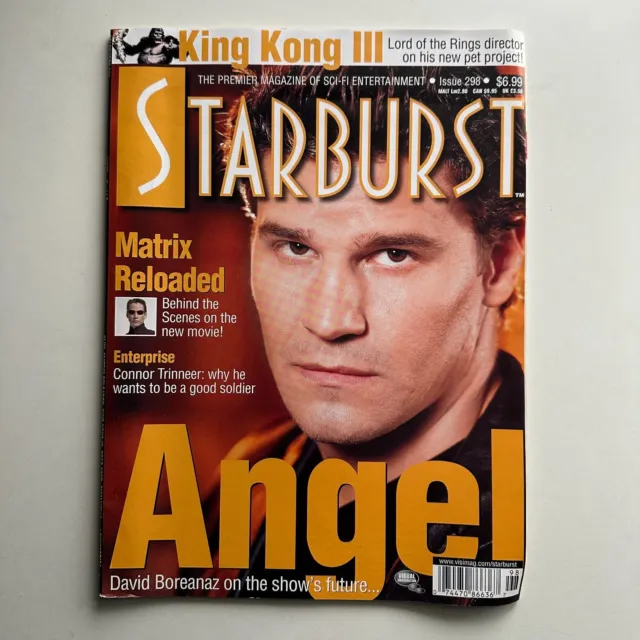 STARBURST Magazine #298 The Matrix ANGEL TV Movie Sci-Fi King Kong 2003