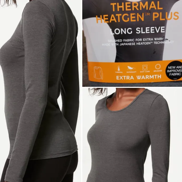 WOMENS HEATGEN™ THERMAL Top New Marks & Spencer Long Sleeve M&S