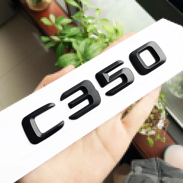 CLK 280 Kofferraum Schriftzug Set - Mattschwarze 3D Buchstaben Für Mercedes Benz Aufkleber