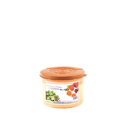 Récipient à fermentation probiotique avec couvercle intérieur sous vide Faïence marron, 3,4 l E-Jen Premium Kimchi 