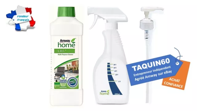 LOC Amway nettoyant dégraissant CONCENTRE multi-usages 1L + pistolet+pompe dose