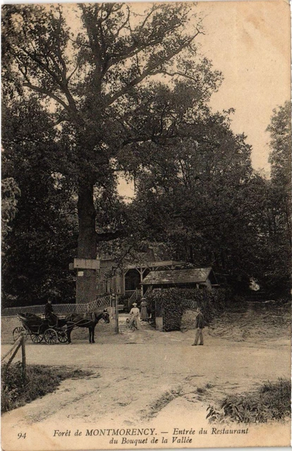 CPA MONTMORENCY - Entrance to the Restaurant du Bouquet de la Vallée (107044)
