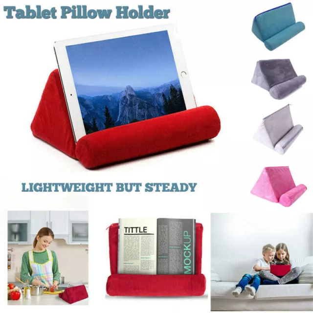 Tablet Pillow Holder Stand Foam Book Rest Reading Bed Support Cushion For iPad