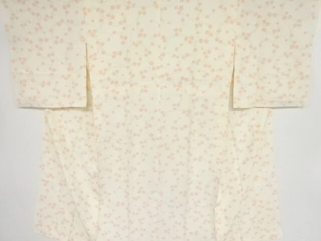 40480# Japanese Kimono / Antique Hitoe Juban / Balloon Flower