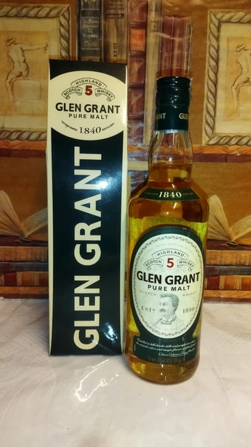 Whisky Glen Grant 5 years 70cl 40% Anni 90 Con Box