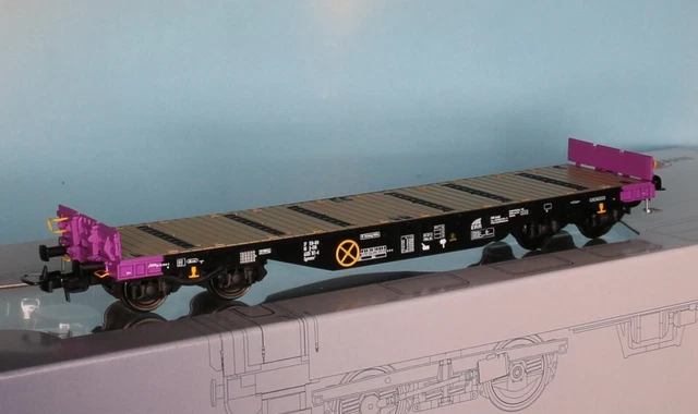 Electrotren H0 - 5165K - Wagon de marchandises pour trains miniatures