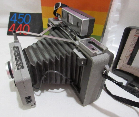 Appareil photo Polaroid modèle 95 terrestre avec boîte et manuel - Pour accessoire/écran uniquement